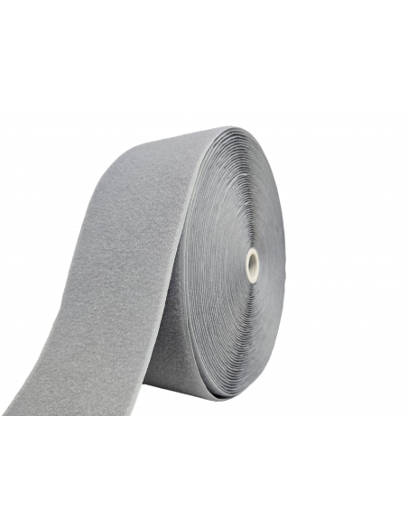 ROLLO DE 25 MTS CINTA DE CIERRE (TIPO VELCRO) GRIS 278 PARTE PELO