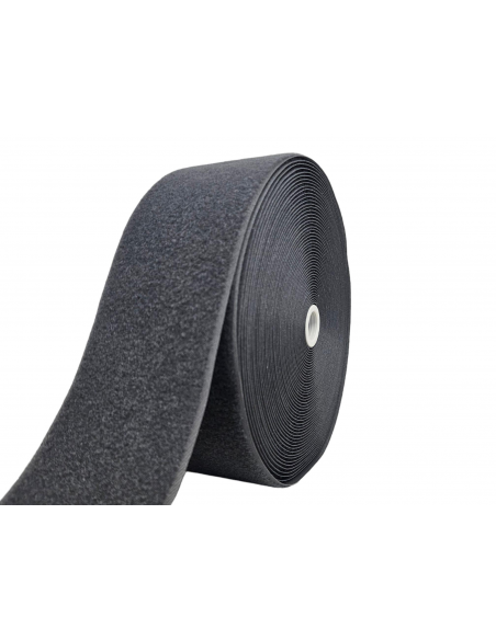 ROLLO DE 25 MTS CINTA DE CIERRE (TIPO VELCRO) GRIS OSCURO 288 PARTE PELO