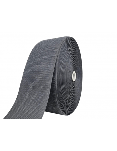 ROLLO DE 25 MTS CINTA DE CIERRE (TIPO VELCRO) GRIS OSCURO 288 PARTE GANCHO