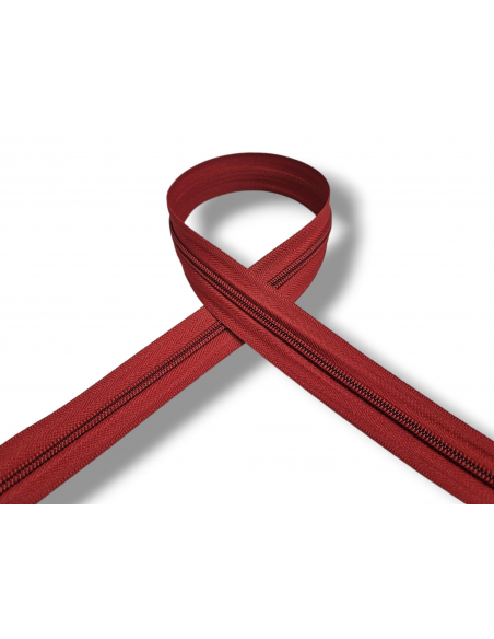 CREMALLERA ROJA 082 POR METROS NYLON MAYA 5