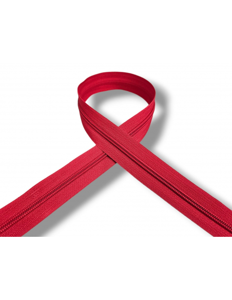 CREMALLERA ROJA 090 POR METROS NYLON MAYA 5