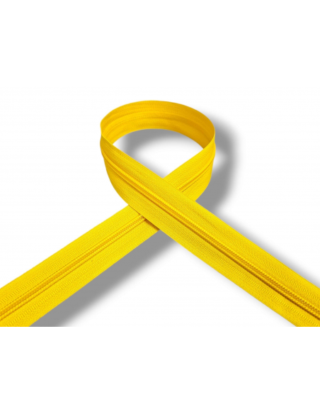 CREMALLERA AMARILLA 105 POR METROS NYLON MAYA 5