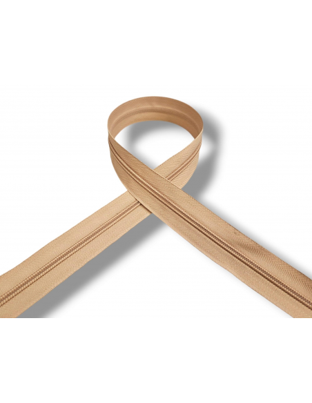 CREMALLERA BEIGE 1014 POR METROS NYLON MAYA 5