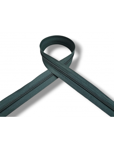 CREMALLERA VERDE OSCURO 1018 POR METROS NYLON MAYA 5