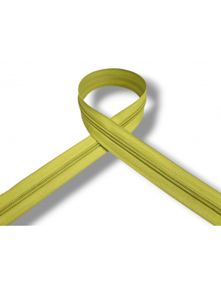 CREMALLERA VERDE PISTACHO 1023 POR METROS NYLON MAYA 5