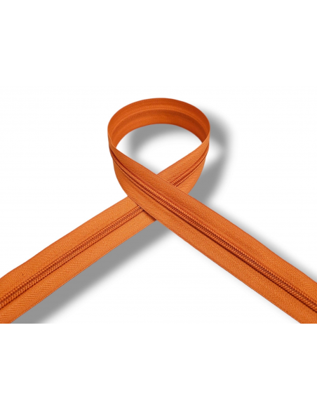 CREMALLERA NARANJA 1024 POR METROS NYLON MAYA 5