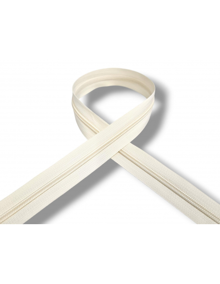 CREMALLERA BEIGE CLARO 004 POR METROS NYLON MAYA 5