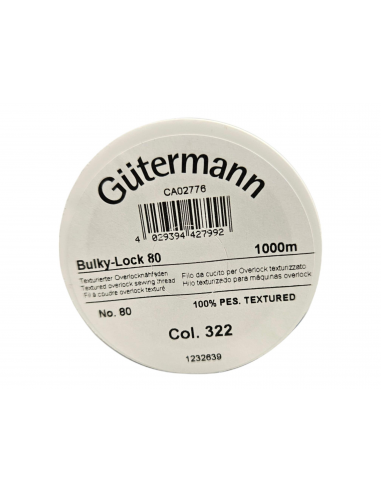 BOBINA HILO ESPUMA AZUL BULKY-LOCK 80 1000 MTS....