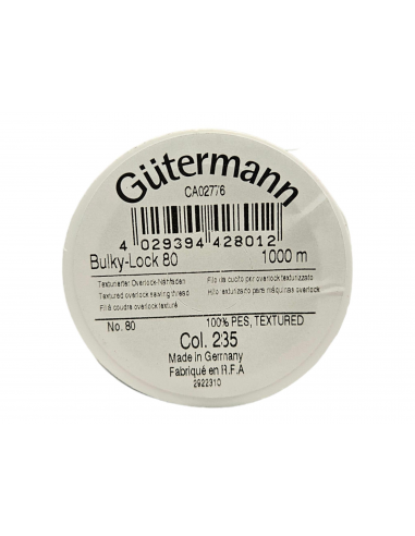 BOBINA HILO ESPUMA VERDE BULKY-LOCK 80 1000...