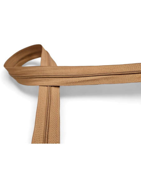 CREMALLERA MARRÓN POR METROS NYLON MAYA 3 C/031