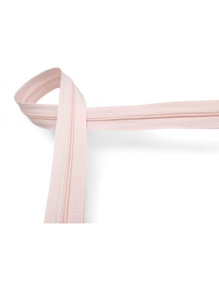 CREMALLERA ROSA CLARO POR METROS NYLON MAYA 3 C/051