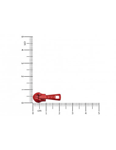 CURSOR METALICO YKK CON PINCHO PARA CREMALLERA...
