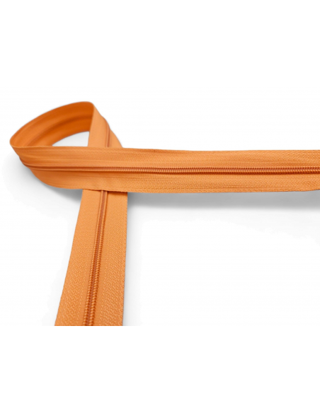 CREMALLERA NARANJA POR METROS NYLON MAYA 3 C/128