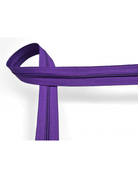 CREMALLERA MORADO POR METROS NYLON MAYA 3 C/155