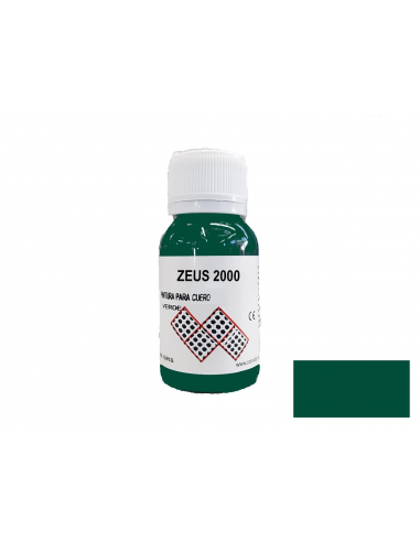 PINTURA PARA CUERO ZEUS 2000 VERDE