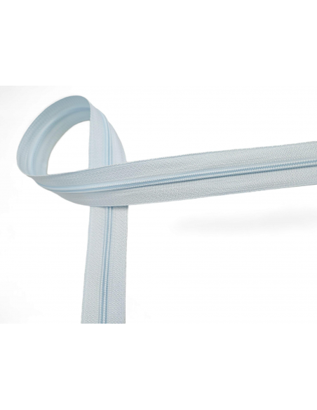 CREMALLERA AZUL CELESTE POR METROS NYLON MAYA 3 C/201