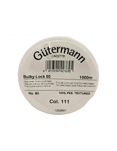 BOBINA HILO ESPUMA CRUDO BULKY-LOCK 80 1000...