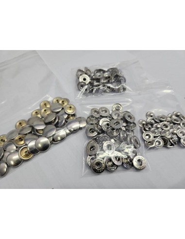 BOLSA 50 UNIDADES BOTÓN DE PRESION 10 MM AF-0 NIQUEL