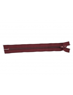 CREMALLERA YKK ROJO BURDEOS... 2
