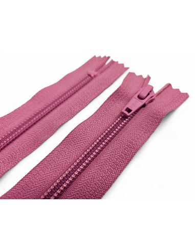 CREMALLERA YKK ROSA NYLON-5 24CM. C/289