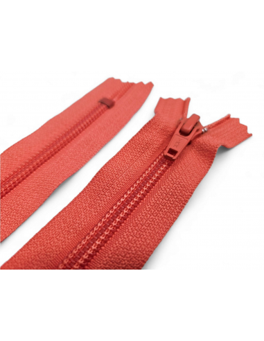 CREMALLERA YKK ROJO CORAL NYLON-5...