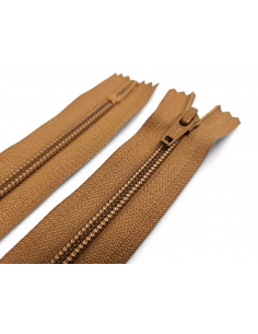 CREMALLERA YKK MARRÓN CAOBA...