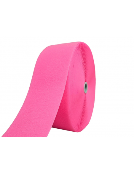 ROLLO DE 25 MTS CINTA DE CIERRE (TIPO VELCRO) ROSA FLÚOR 219 PARTE PELO