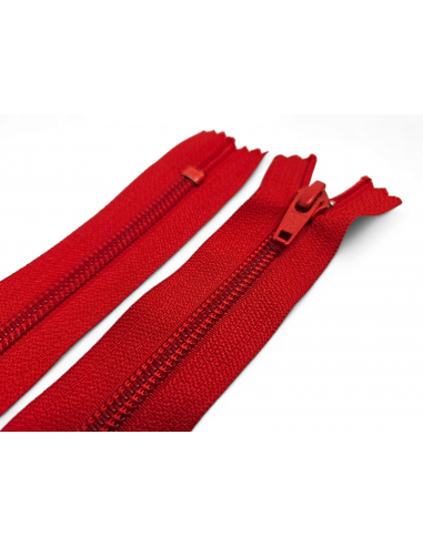 CREMALLERA YKK ROJO NYLON-5 26CM. C/519