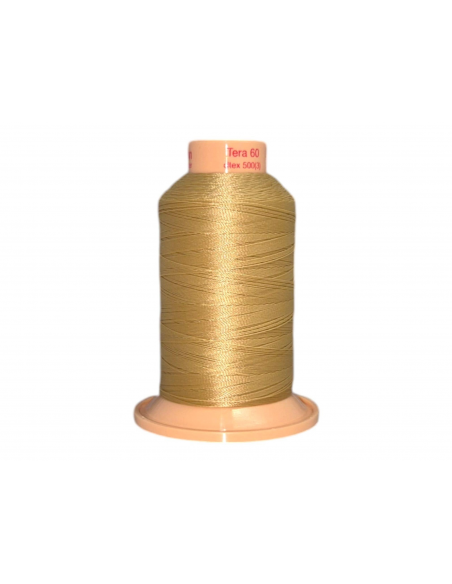 BOBINA HILO AMARILLO DORADO TERA 60 600 MTS. C/0893