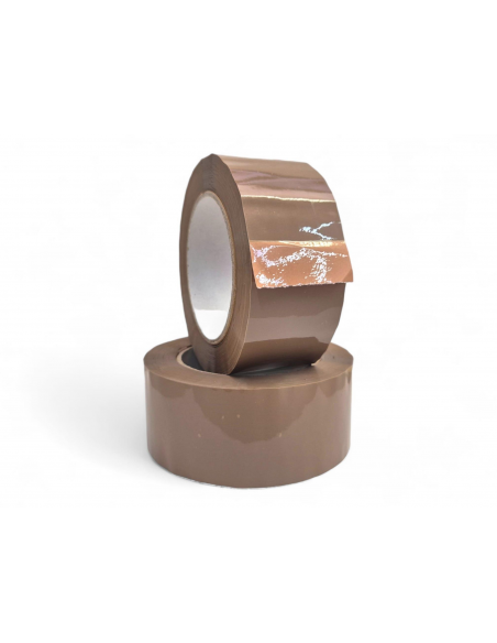 ROLLO DE PRECINTO 126 X 50MM. ACRILICO MARRÓN