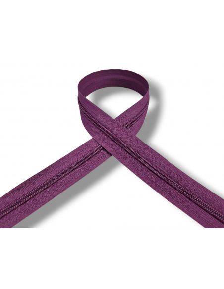 CREMALLERA MORADA 081 POR METROS NYLON MAYA 5