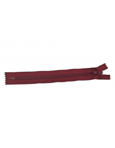 CREMALLERA YKK ROJO BURDEOS... 2