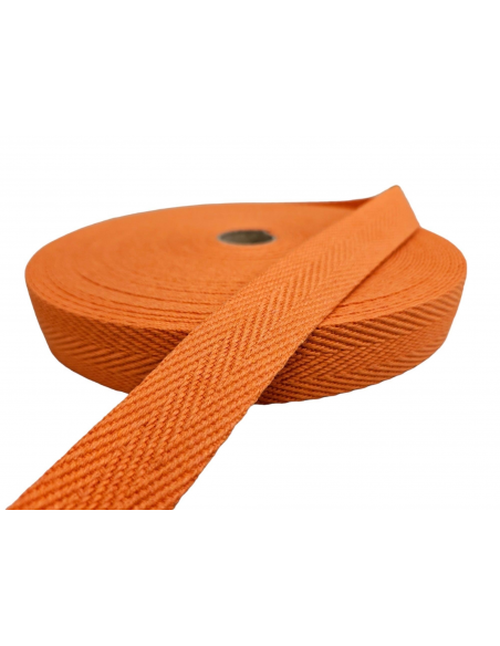 CINTA ALGODÓN ESPIGA NARANJA 30MM Y 40MM REF. 393 C/ 174