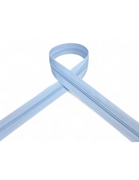 CREMALLERA AZUL CELESTE 201 POR METROS NYLON MAYA 5