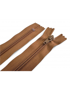 CREMALLERA YKK MARRÓN MAYA...