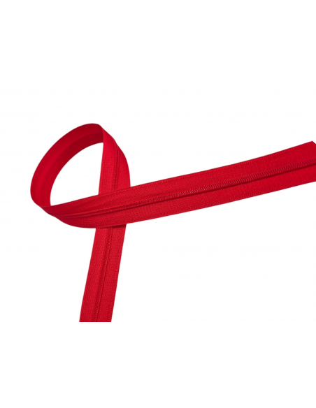 CREMALLERA ROJA POR METROS NYLON MAYA 3 C/090