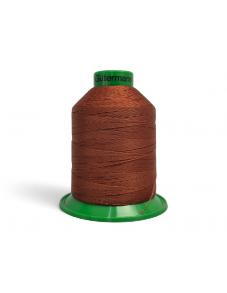 BOBINA DE HILO POLIAMIDA MARRÓN CAOBA ZWILON 40/3 1200 MTS. C/0448