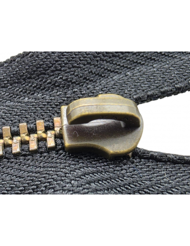 CREMALLERA METÁLICA NEGRA 580 YKK 13 CM - MAYA...