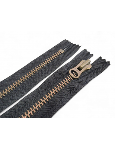 CREMALLERA METÁLICA NEGRA 580 YKK 24...