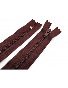 CREMALLERA YKK ROJO BURDEOS...