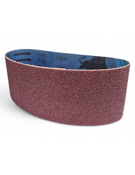 BANDA LIJA 75X471 GR.40 AX238-ET ROJAS