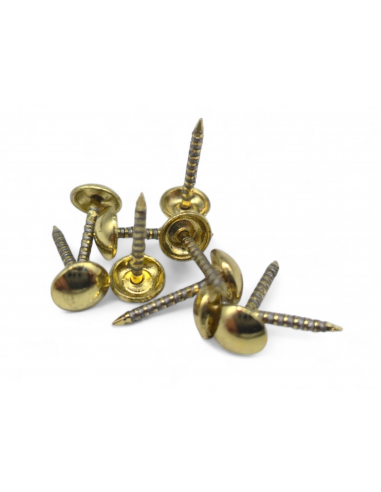 BOLSA DE 100 TACHUELAS 6.5X13MM. ORO