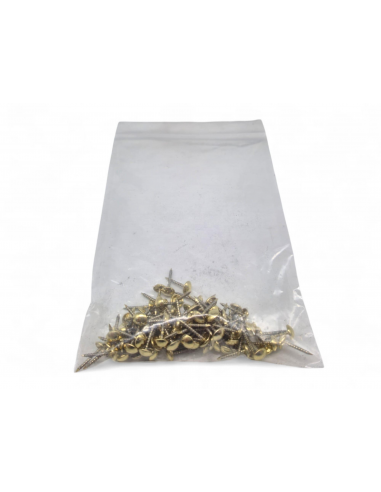 BOLSA DE 100 TACHUELAS 6.5X13MM. ORO