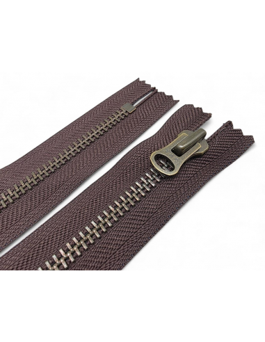 CREMALLERA METÁLICA MARRÓN 570 YKK 40...