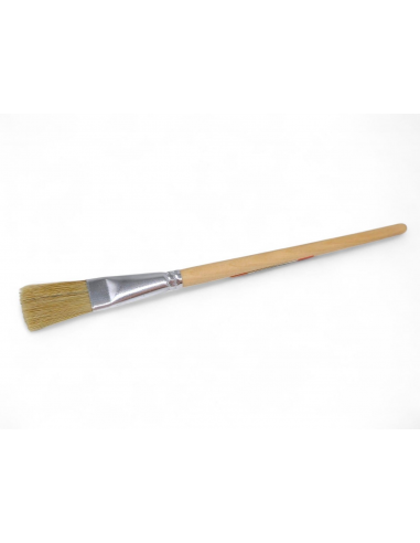 PINCEL CORTO DE MADERA Nº1 CERDA PLANA