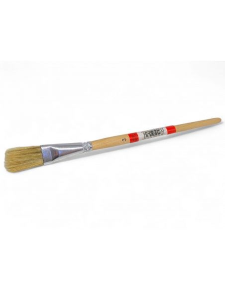 PINCEL CORTO DE MADERA Nº3 CERDA PLANA