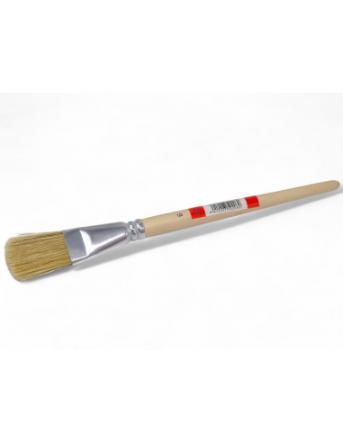 PINCEL CORTO DE MADERA Nº6 CERDA PLANA
