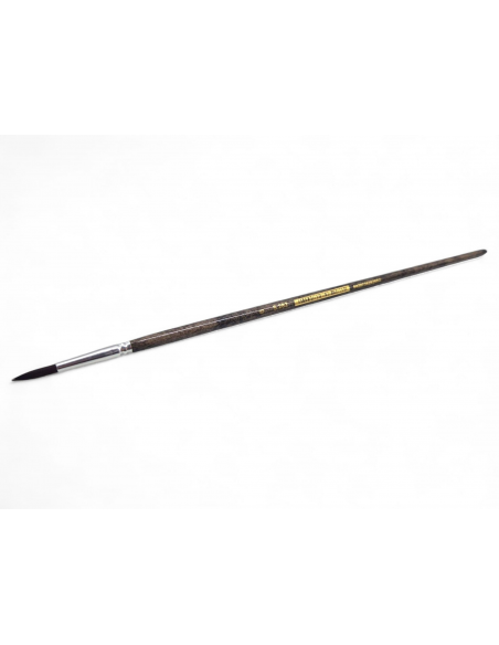 PINCEL LARGO DE PELO NEGRO PUNTA PLANA Nº06