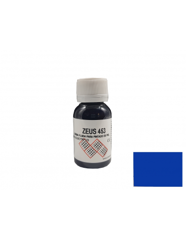 TINTA ZEUS CREMA FLUIDA C/ 453 AZUL ELECTRICO