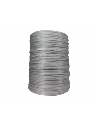 CONO (300MTS.) HILO ENCERADO 1MM GRIS...